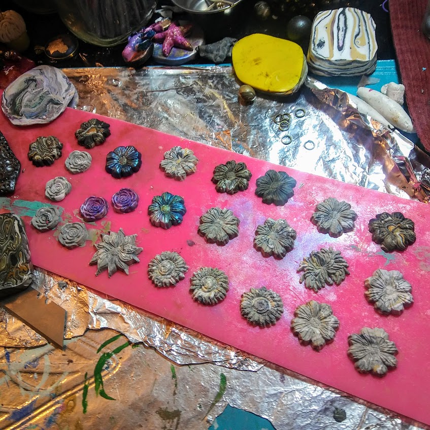 Clay Flowers